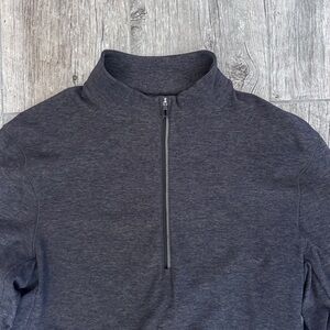 Lululemon Men’s Half Zip Long Sleeve Shirt Gray